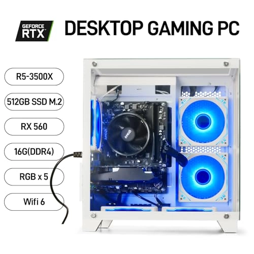 Prebuilt Gaming PC - Ryzen 5 3500X 16G DDR4 512G SSD