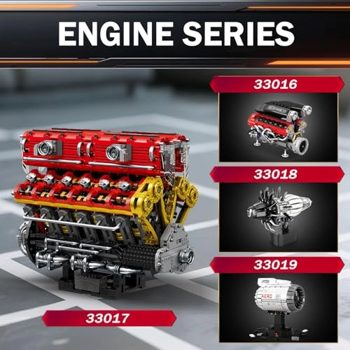V12 Engine - 4719 pcs for ages 14+