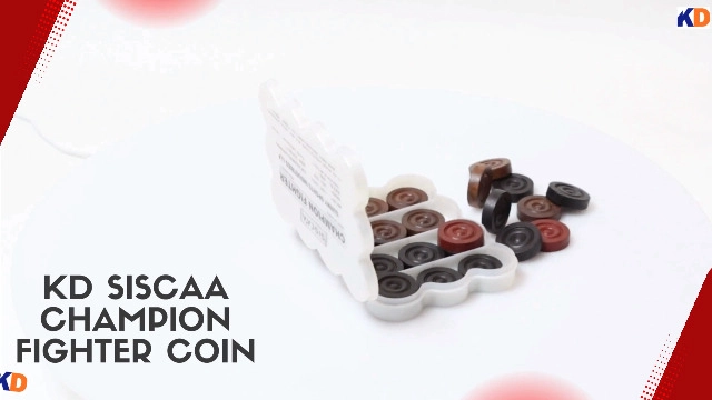 SISCAA Carrom Coin - 24 Coins Rosewood