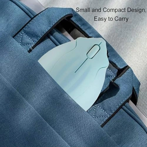 Cute Animal Hamster Shape Silent Mini Travel Mouse - Wireless