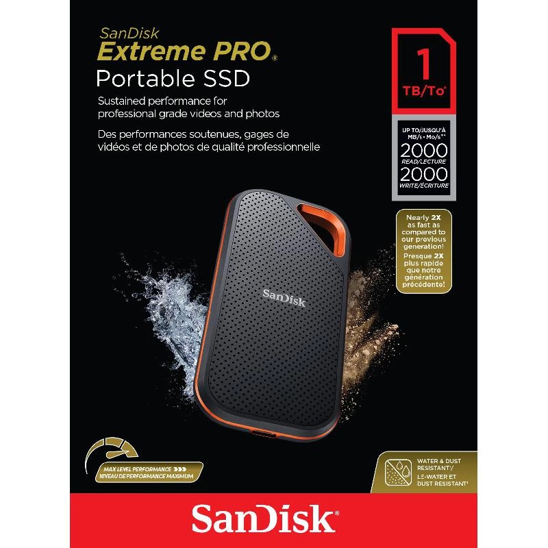 Extreme Pro Portable Ssd V2 - 1000 GB