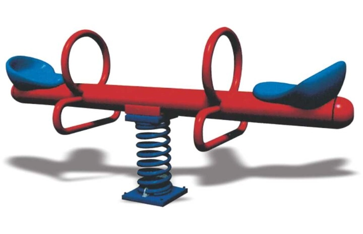 RW-15253 - New Outdoor Spring Rider Seesaw 2 Kids Seat 200x40x70cm