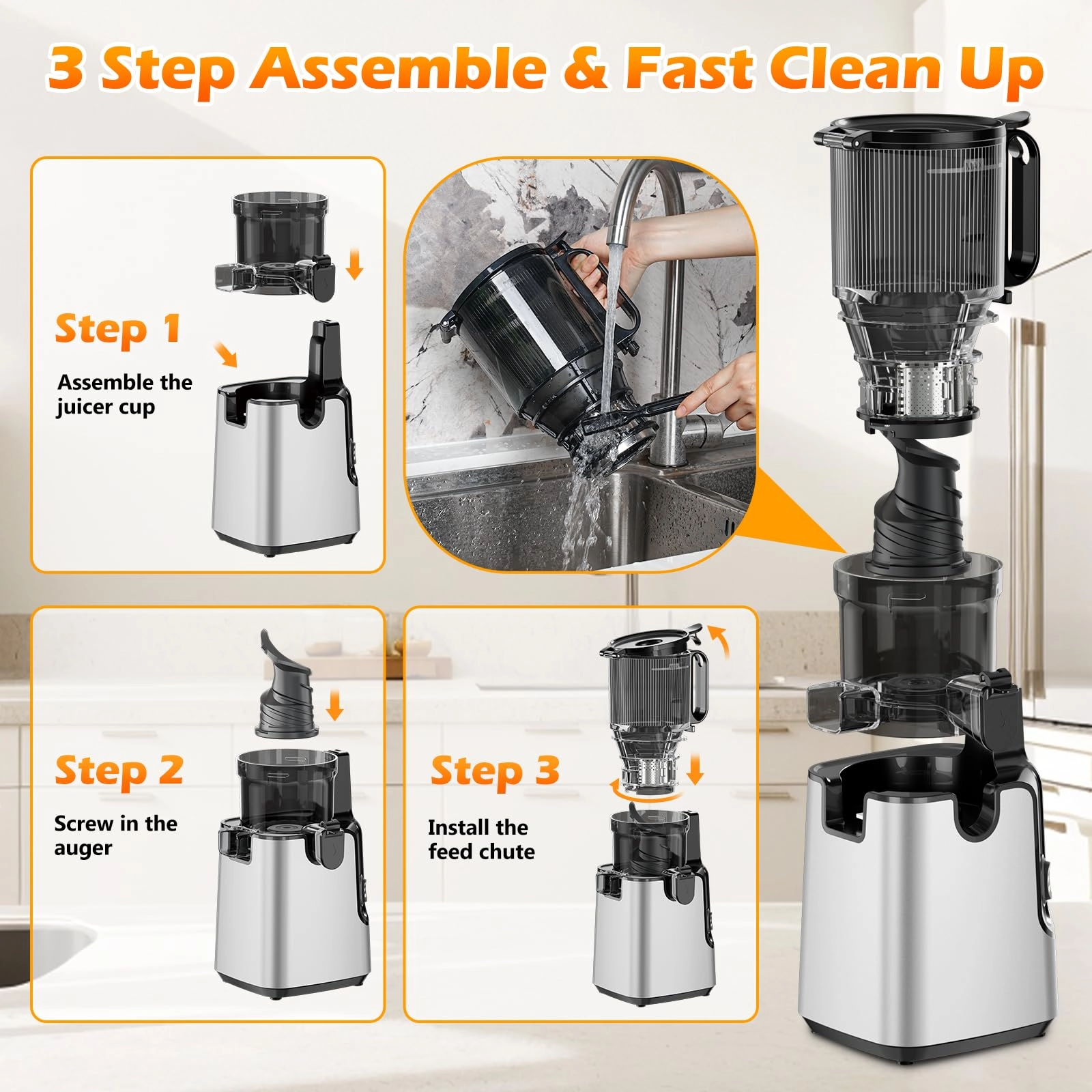 Masticating Juicer - 350 watts