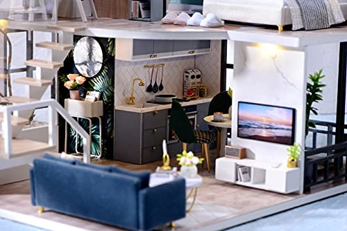 Miniature Dollhouse - Creative Room with Furniture