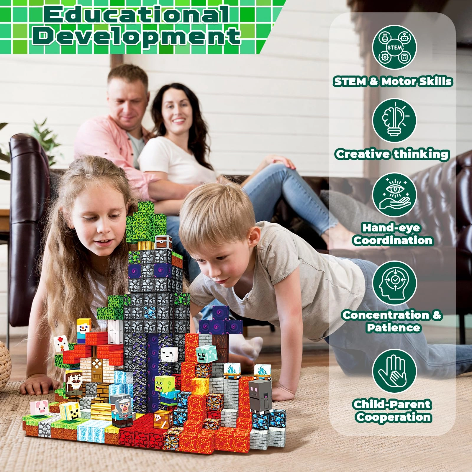 Magnetic Blocks - Portal 400 pcs