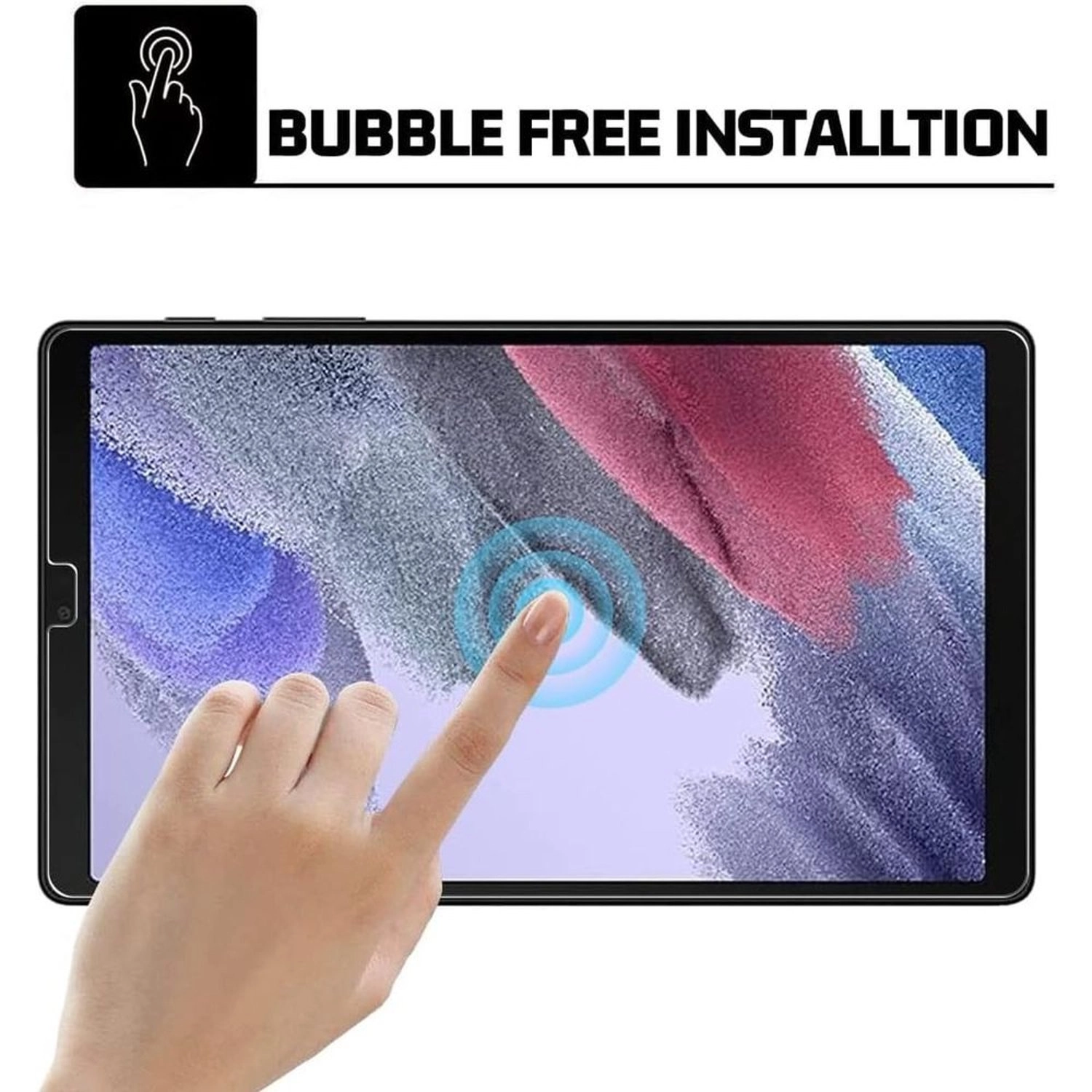 Edge-to-Edge Tempered Glass for Galaxy Tab A7 Lite