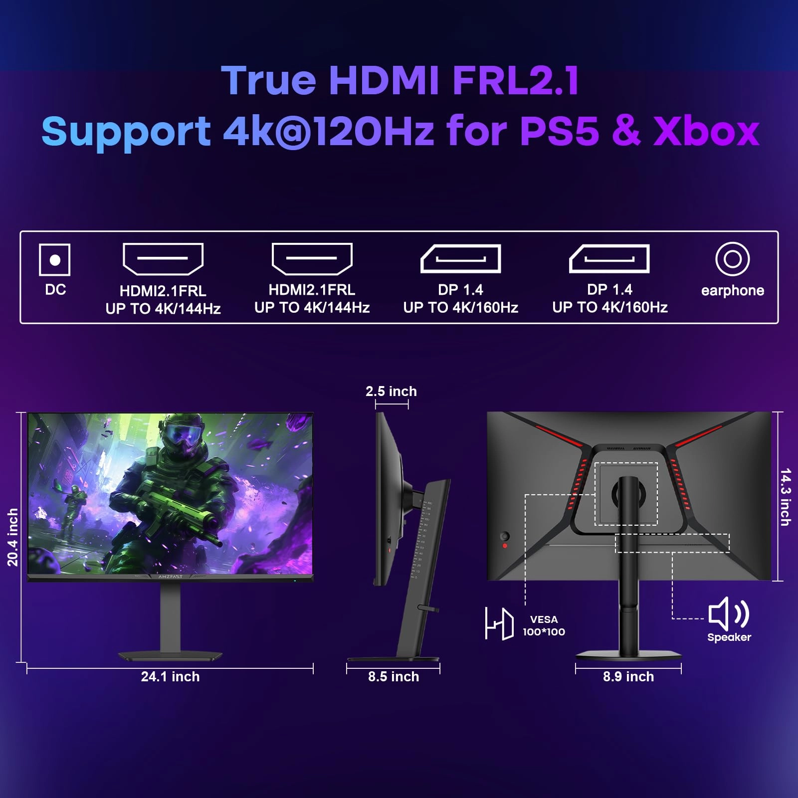 AMZG27F6U - 3840x2160 27 Inches