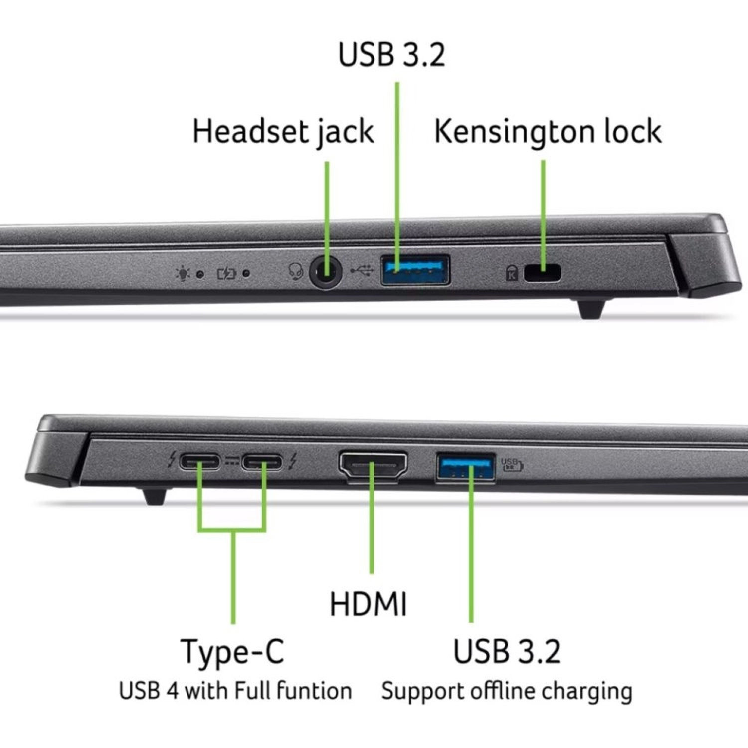 ASPIRE A14-52MT-701K - 14'' Core Ultra 7 258V 32GB DDR5 1TB SSD