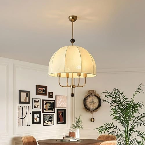 4 Lights Dome Chandelier - Dimmable