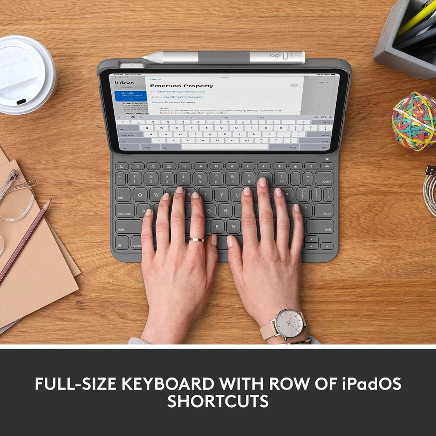 Keyboard Case with Integrated Wireless Keyboard for iPad (10th Generation)