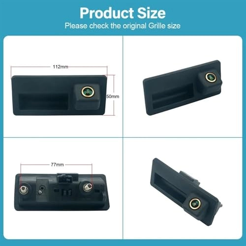 Rear View Camera - Night vision Wire AHD 720P