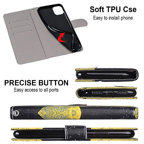 Nadoli Case Leather Wallet for iPhone 15 Pro