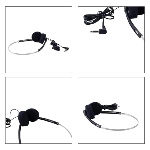 Retro Over-Ear Earphones - Wired Headphone