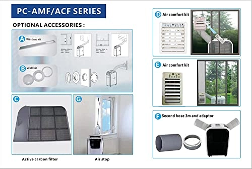 Dual Hose Portable Air Conditioner - 4000W