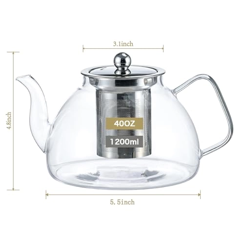 Glass Teapot - 1200ml