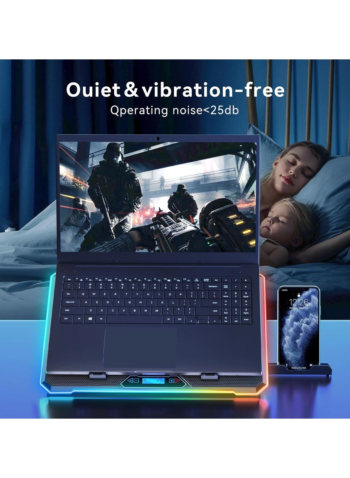 Laptop Cooling Pad - 13 Fans 15.6-17.3 inch