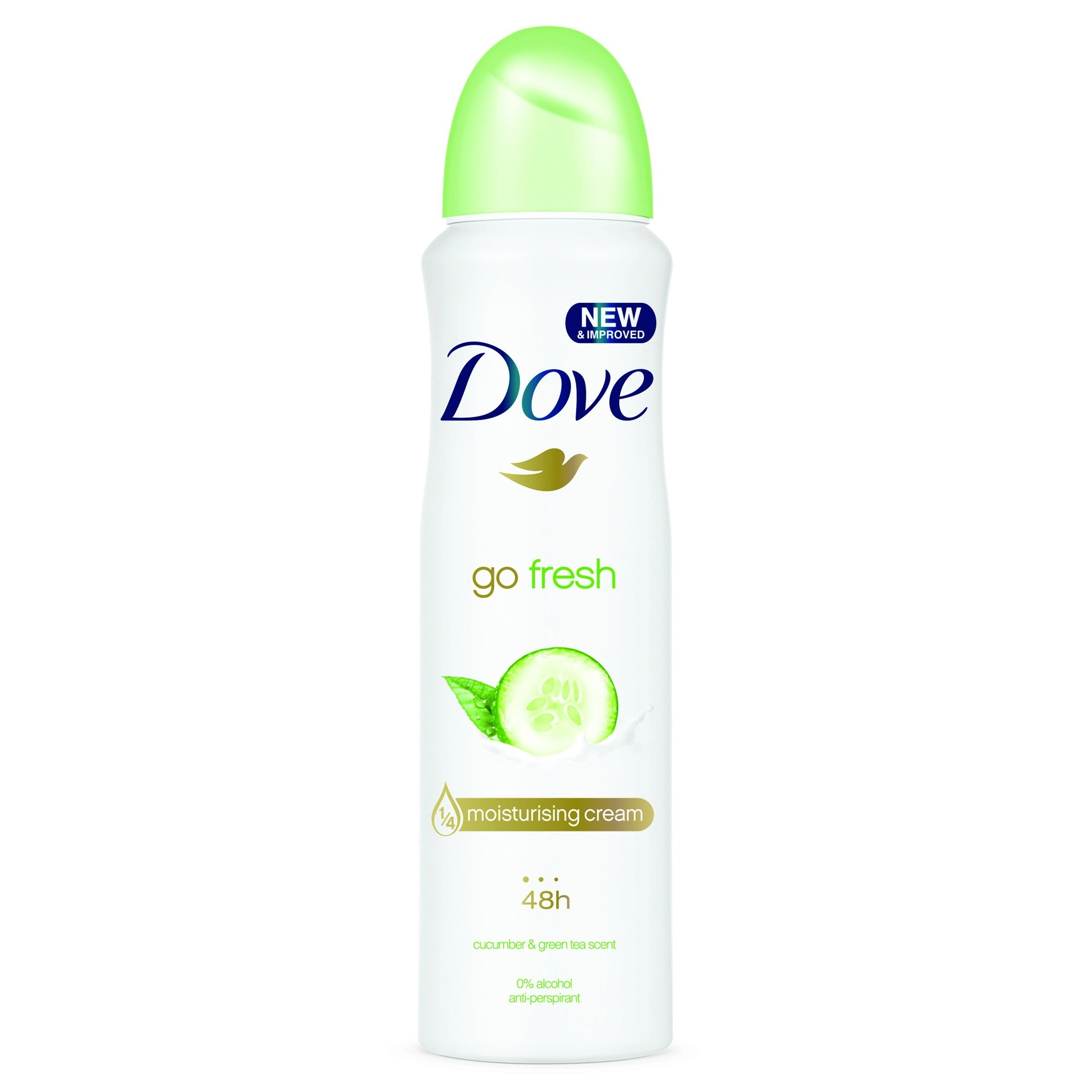 Dove Go Fresh Antiperspirant Deodorant - Cucumber And Green Tea 150ml
