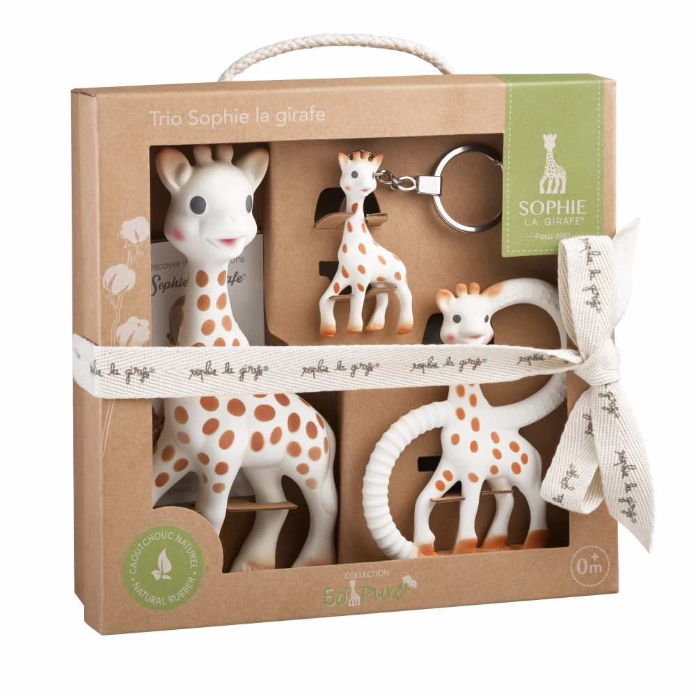 Sophie la girafe So'Pure Trio - 100% natural rubber