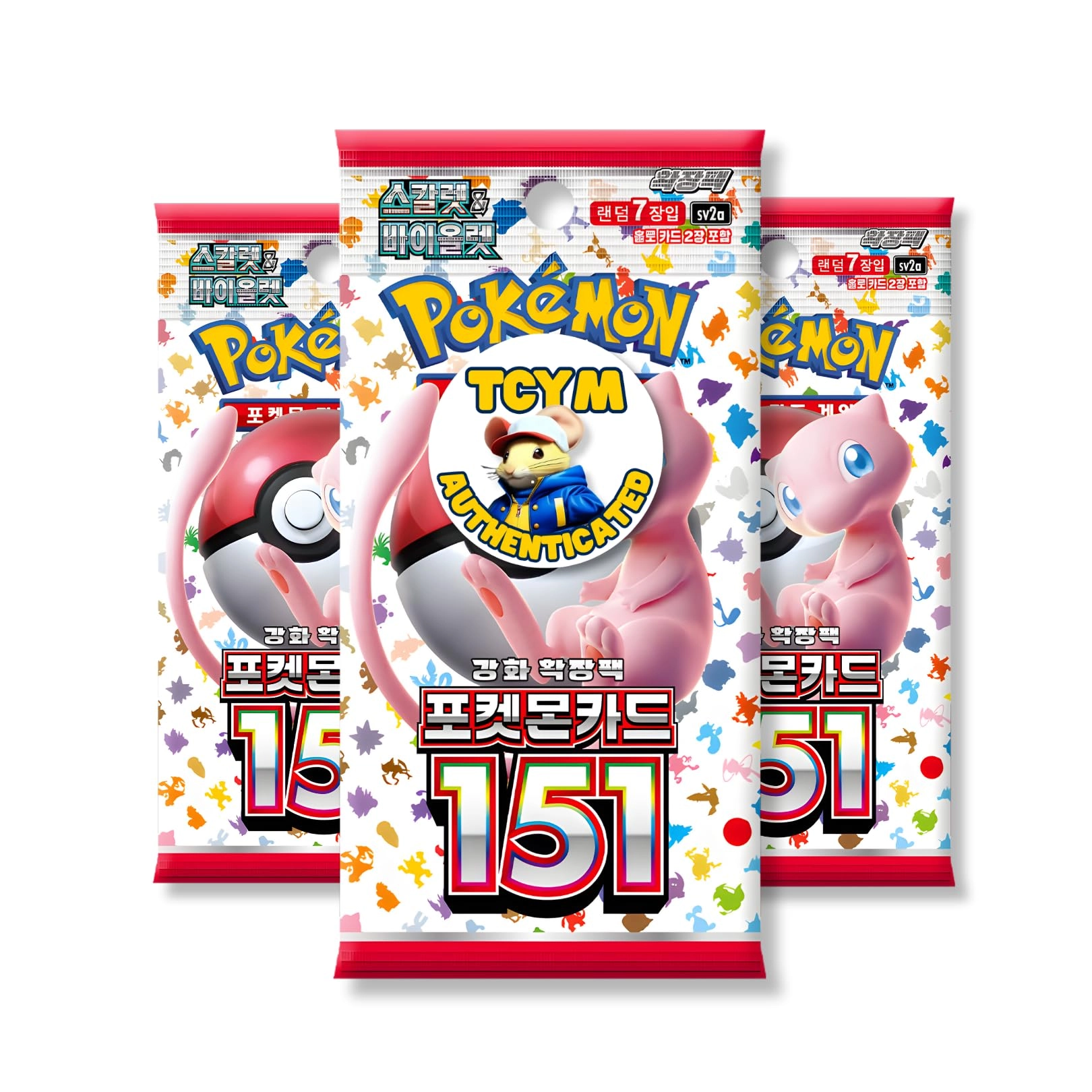Stone Digital Media Ltd Pokémon 151 Booster Pack - Korean 3pcs