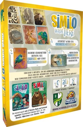 Similo: Wild Animals - Card Game (German)