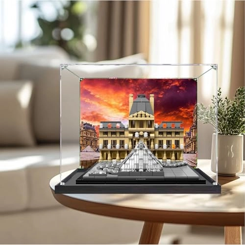 LEGO Architecture Louvre Acrylic Display Case