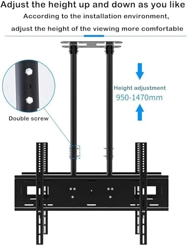 TV Ceiling Mount - 160kg 75-100 inch