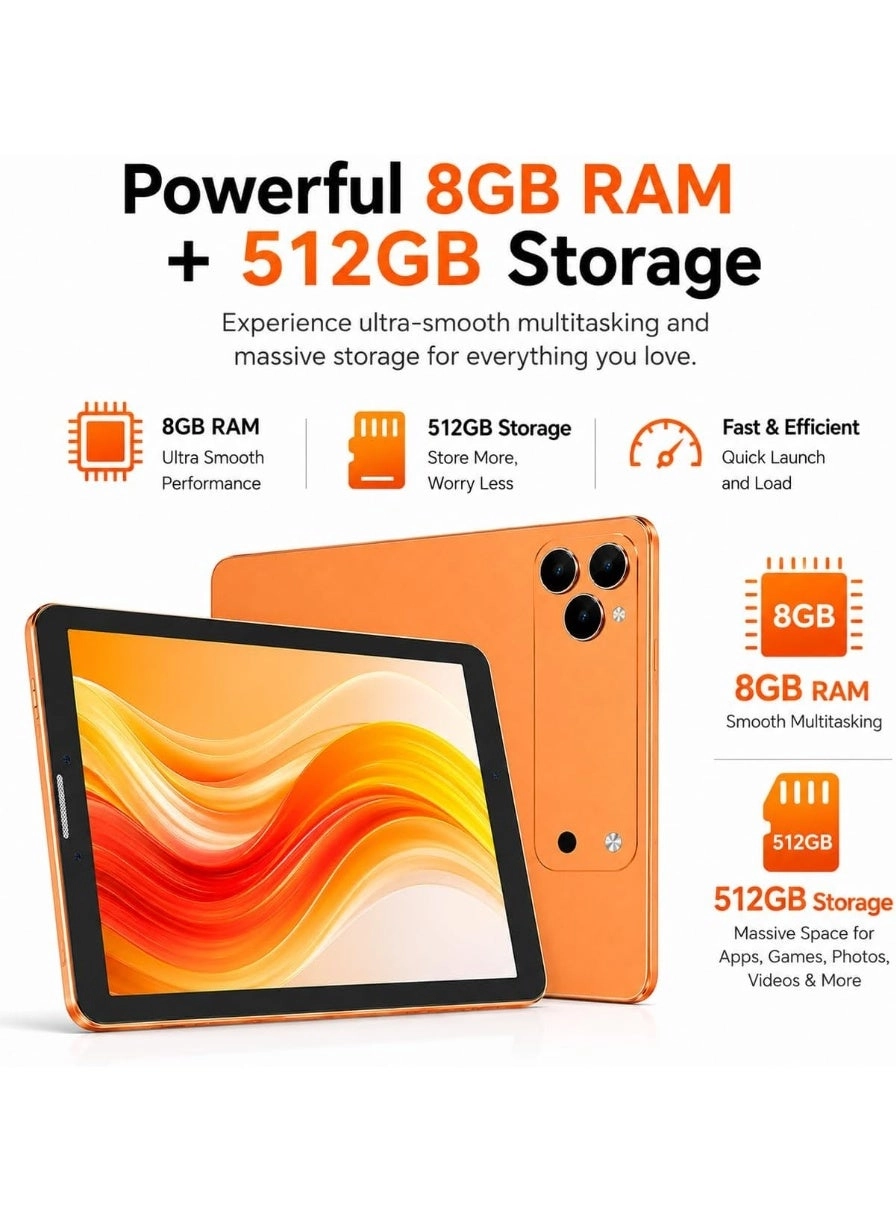 TAB 82 PRO 8" 5G 8GB RAM 512GB