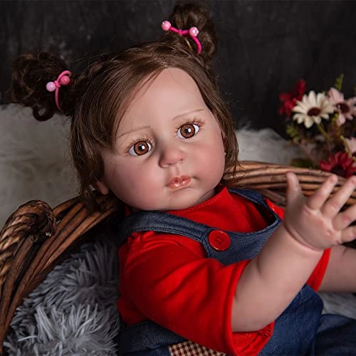 Reborn Baby Doll - 55cm 22" Vinyl Cotton Body