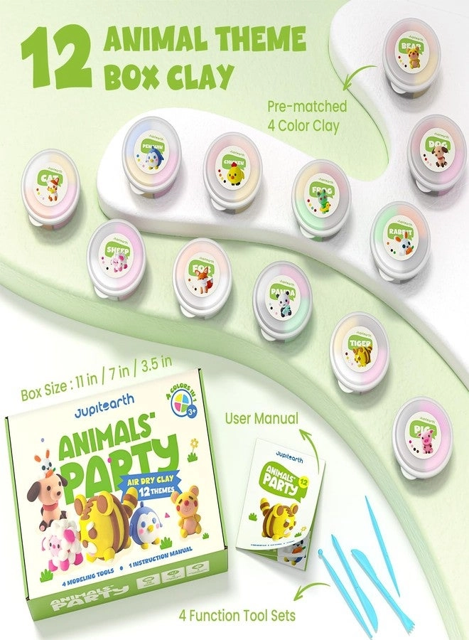 Air Dry Clay - Ultra Light Foam Modeling Kit 12pcs.