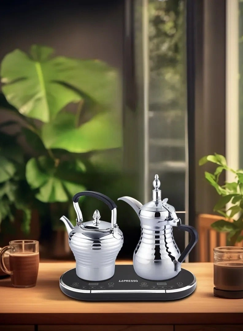 Dallah Dual Pot Arabic Coffee Maker LPARCTMSL