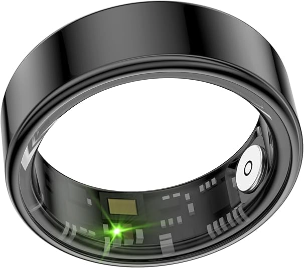 Kuinha Smart Health & Fitness Tracker Ring - Heart Rate Monitor Sleep Tracking IP68 Waterproof