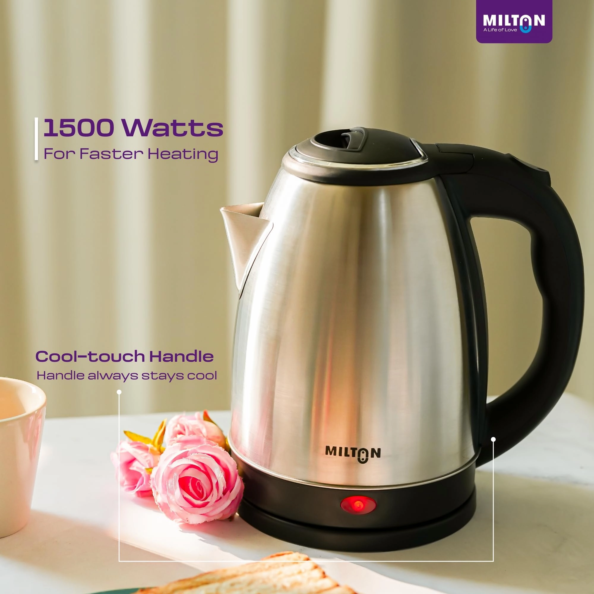 Stainless Steel Kettle - 1.8L