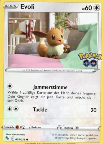 Pokemon Evoli PGO 054 - German