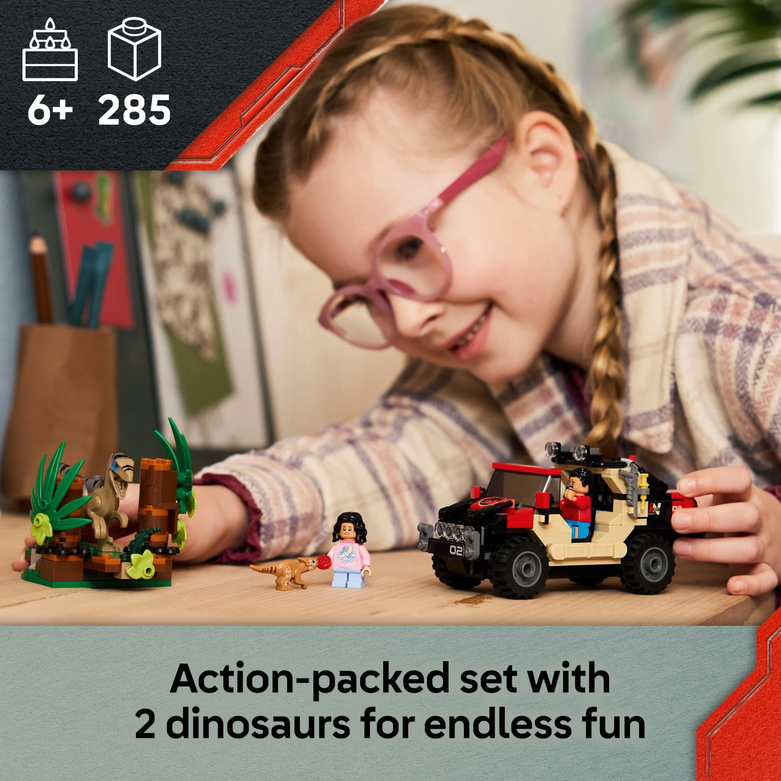 Jurassic World Raptor Off-Road Escape (76972)
