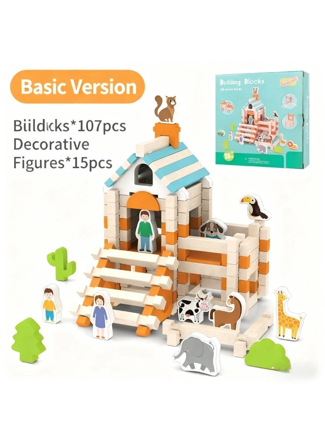 JAYATO Mortise And Tenon Structure - Large Particle BBlock Hut