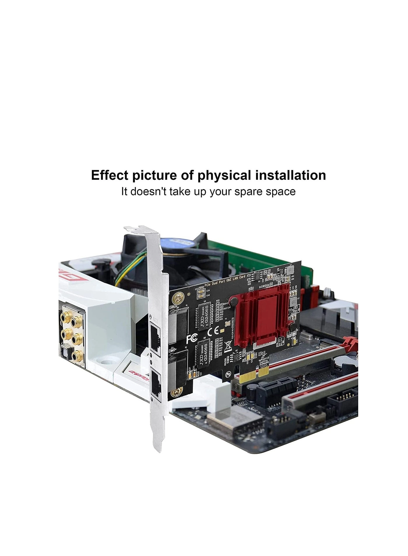Dual-Port PCIe Gigabit Network Card - PCI Express Ethernet
