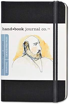 Speedball Travelogue Drawing Book Pocket Portrait 5-1/2 x 3-1/2 - Blank 64 Sheets