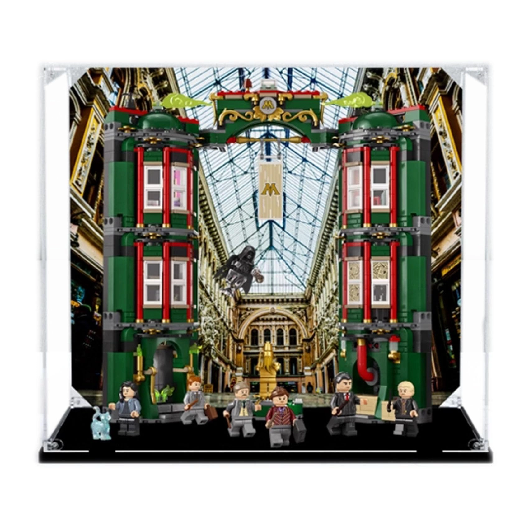 OOHNVJKI Acrylic Display Box for LEGO Ministry of Magic 76403 - 3mm thickness