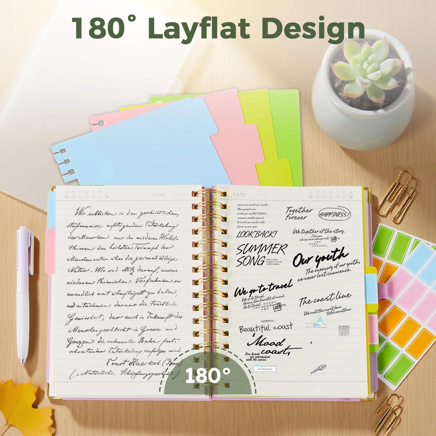 Spiral Notebook A5 Spiral - Lined 150 Sheets