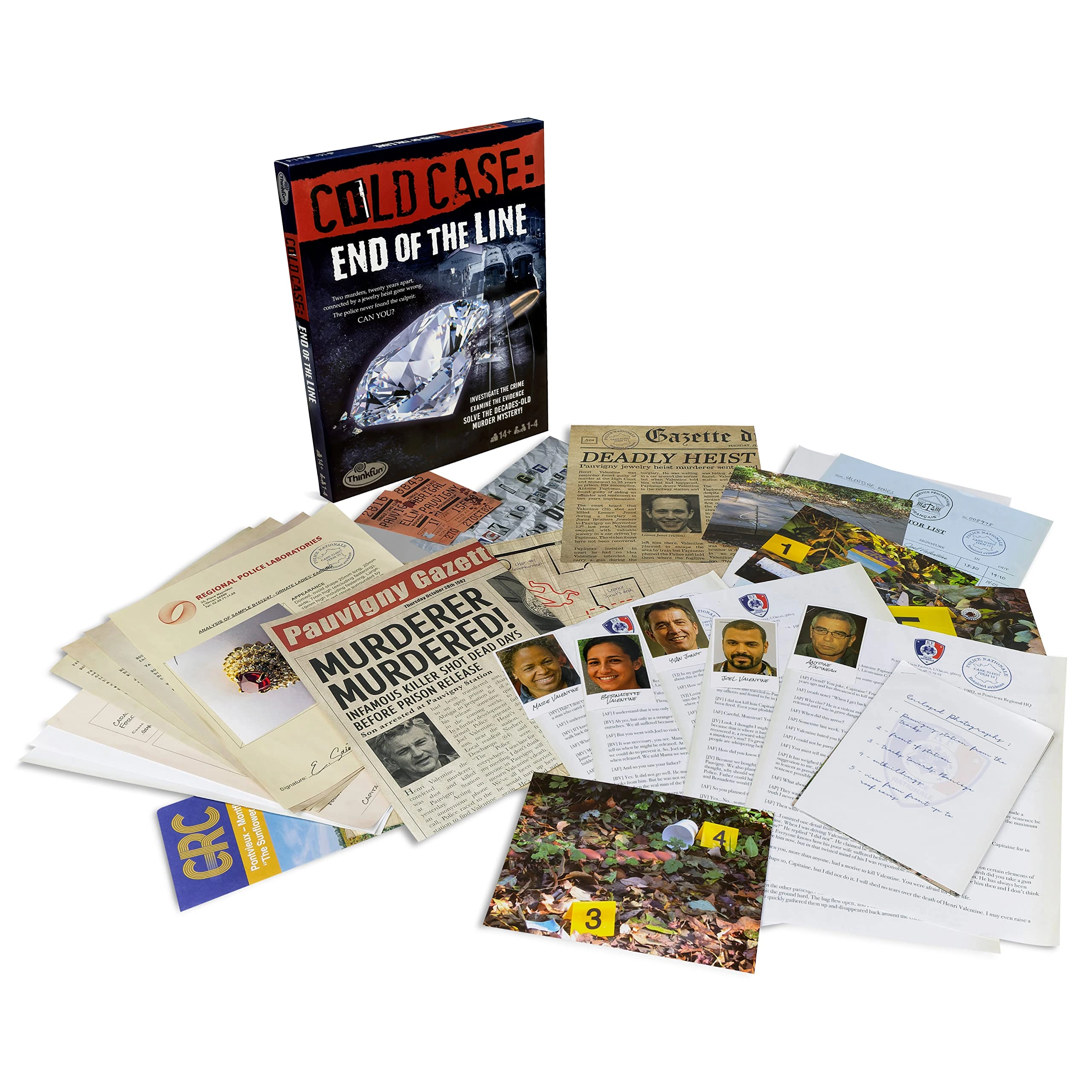 ThinkFun Cold Case: End of The Line