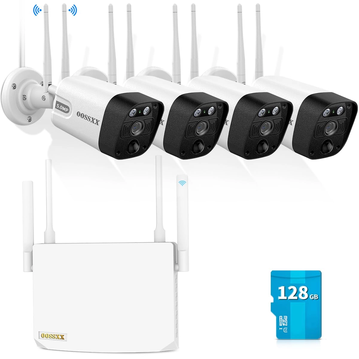 OSX-WL0804T - 4-Cam 2TB 5.0MP