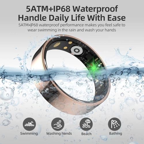 Smart Ring Pro - 8 Sport Modes Heart Rate Blood Oxygen