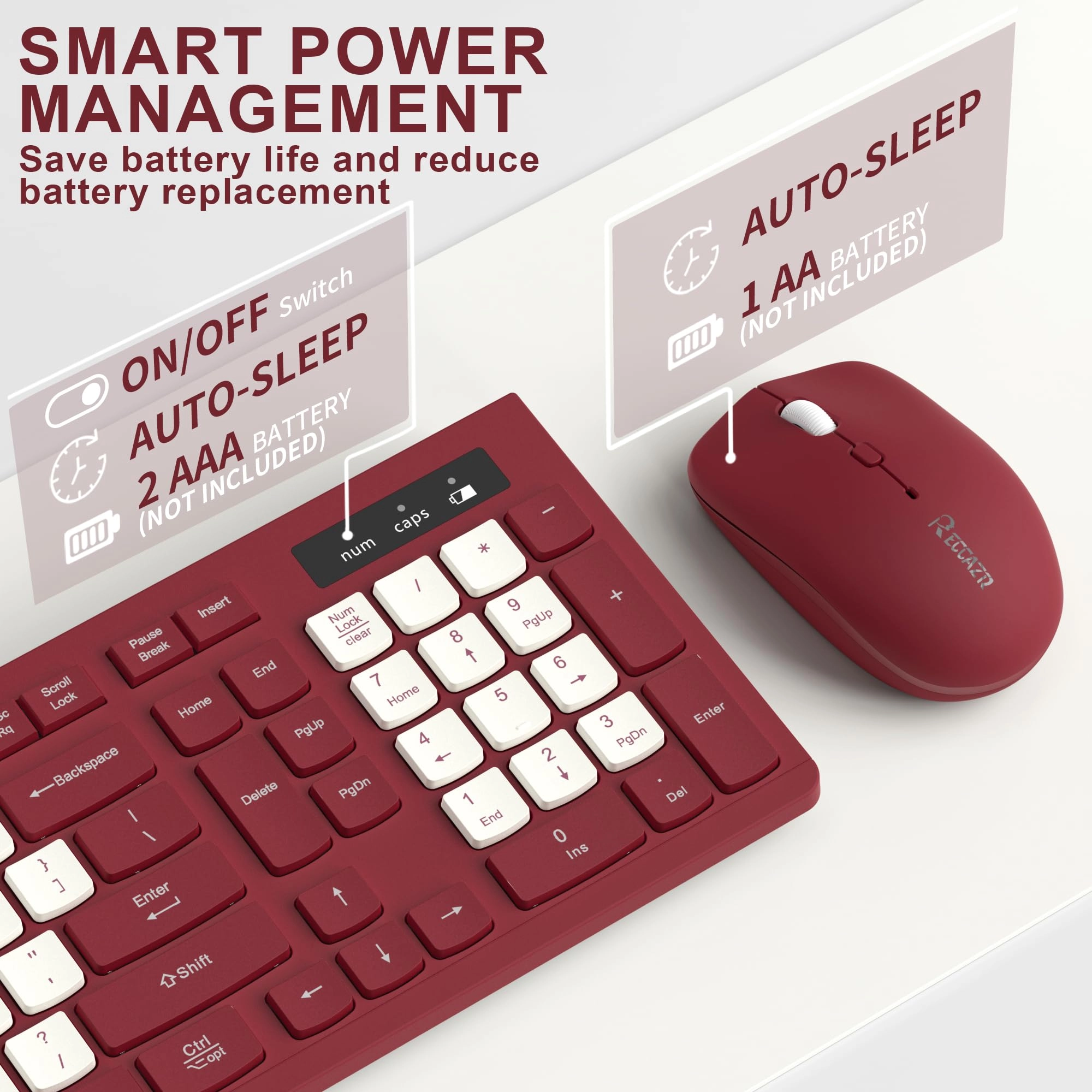 Ergonomic Wireless Keyboard - Wired
