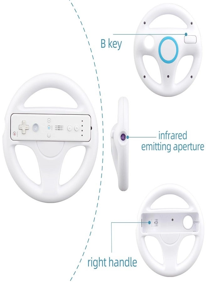 Kart Racing Games Steering Wheel - Black Nintendo Wii