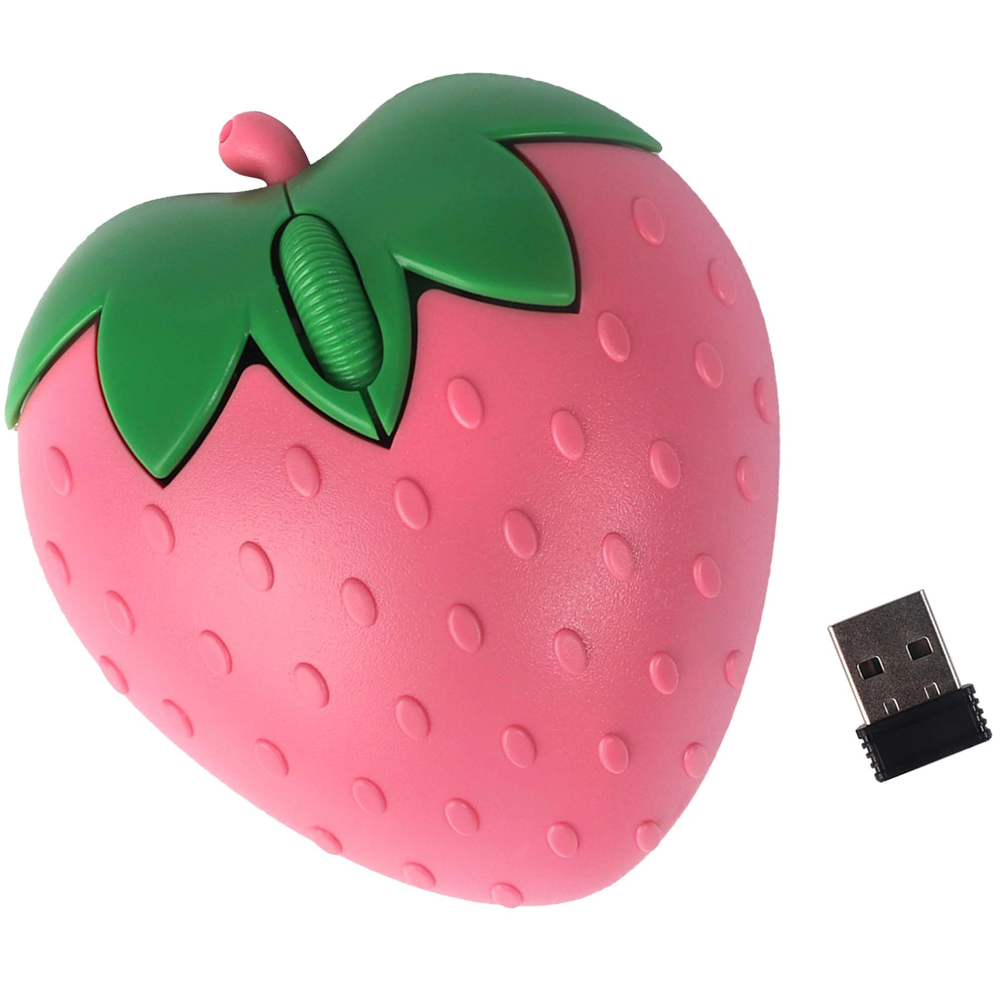 Tynerza Strawberry Shape Wireless Mouse - Bluetooth USB