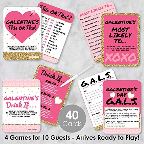Be My Galentine - 40 pieces Adult English