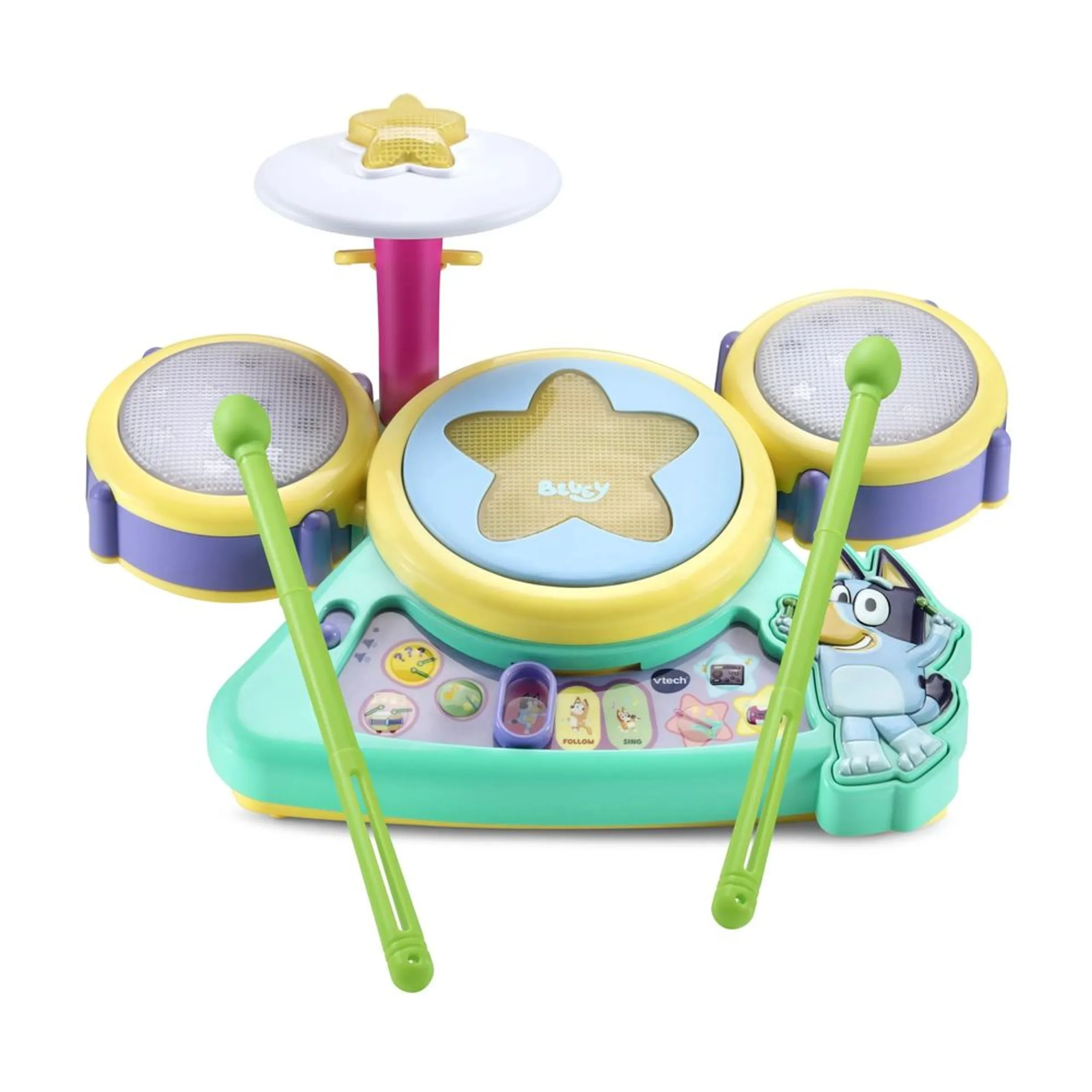 VTech Bluey Hooray Drum - 3 years+