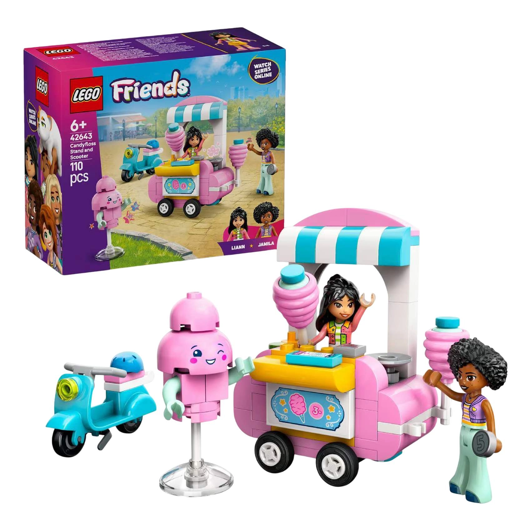 LEGO Friends Candyfloss Stand And Scooter (42643)