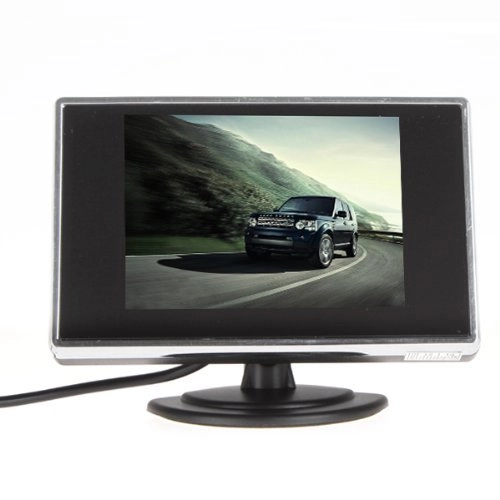 BW Corp TFT-LCD Car Rearview Mirror Monitor - 3.5 Inches