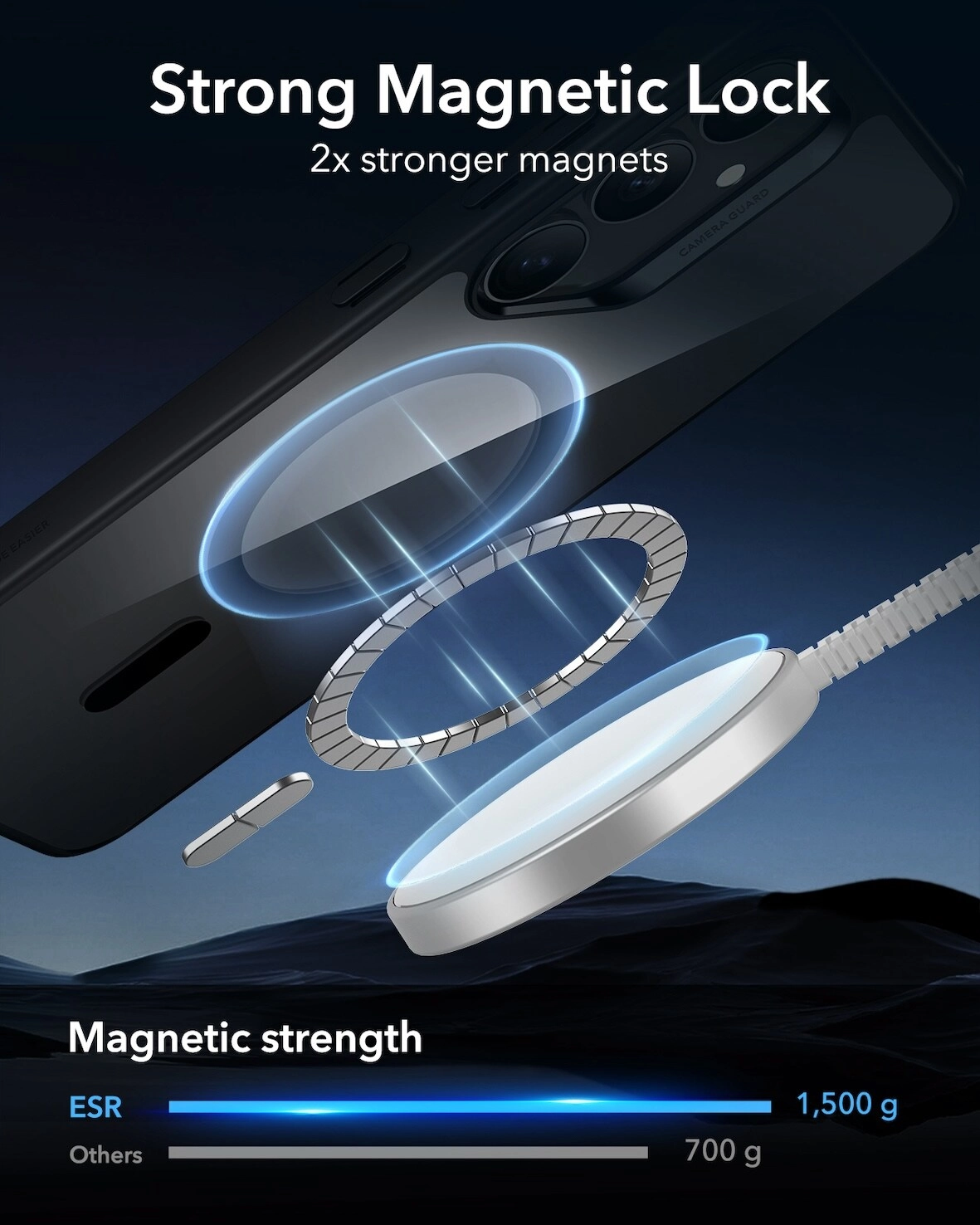 Classic HaloLock Case Hybrid with MagSafe for Samsung Galaxy S25 Plus